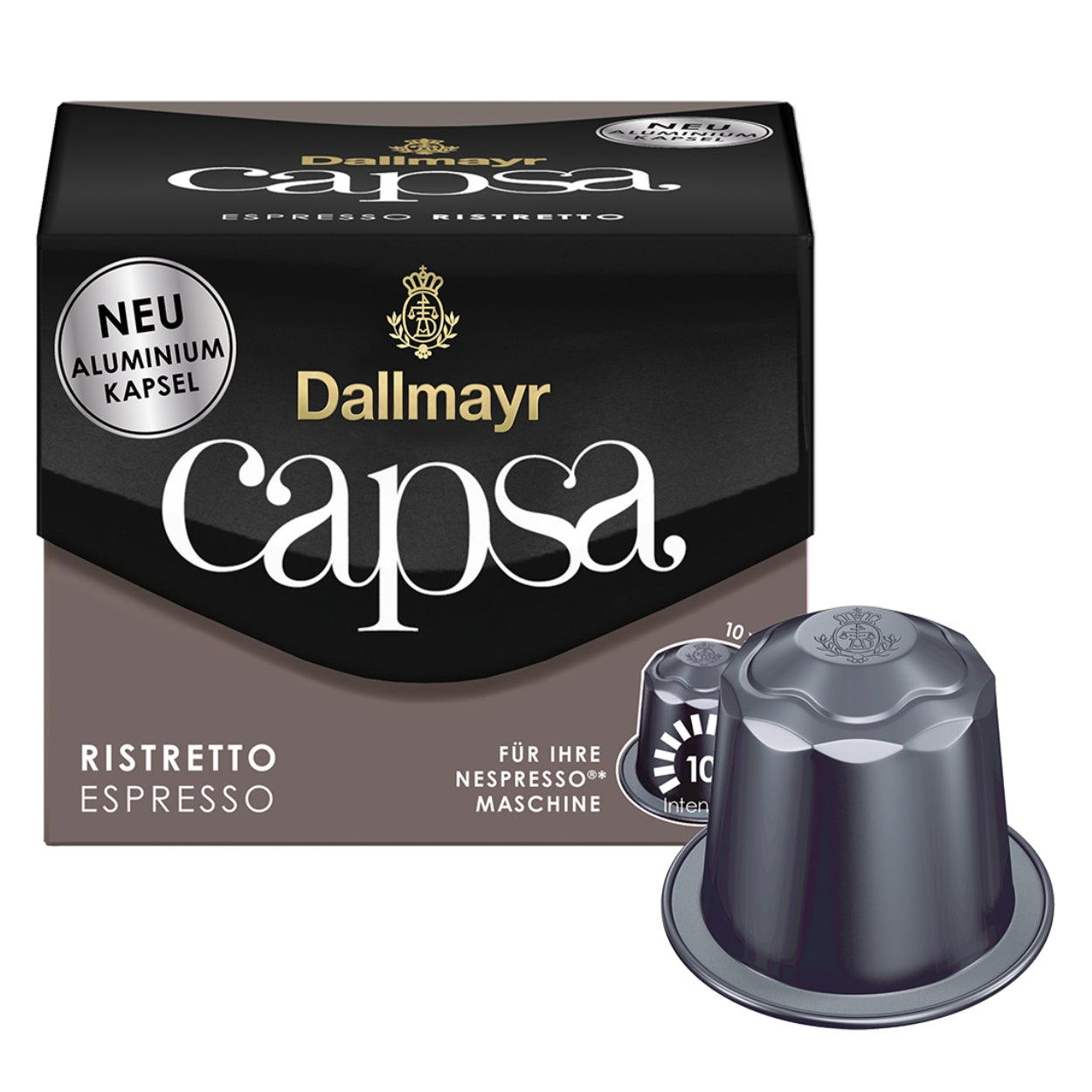Kawa w kapsułkach Nespresso Dallmayr Capsa Espresso Ristretto, 10 szt.