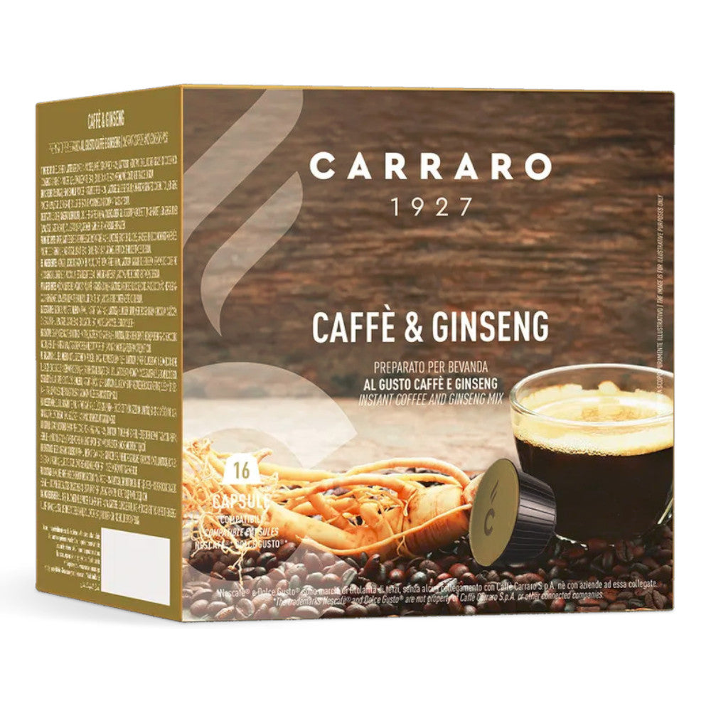 Kawa w kapsułkach Carraro Dolce Gusto Caffè & Ginseng, 16 szt.