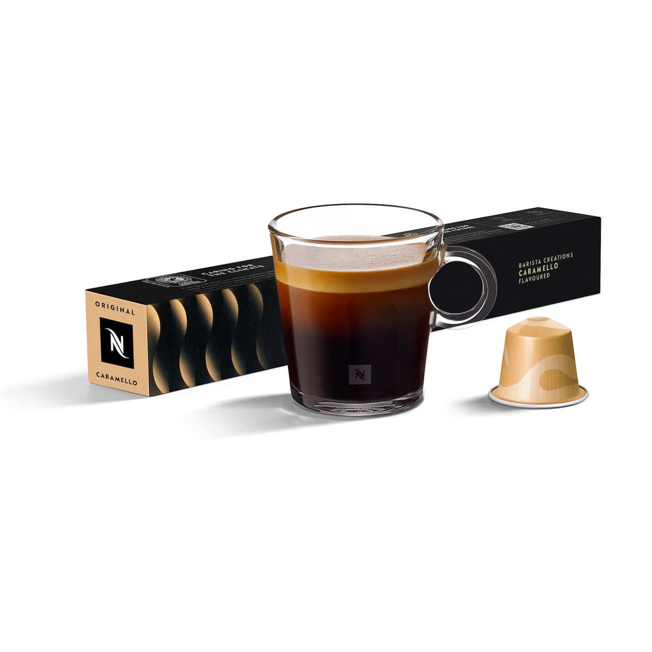 Kawa w kapsułkach Nespresso Barista Creations o smaku Caramello