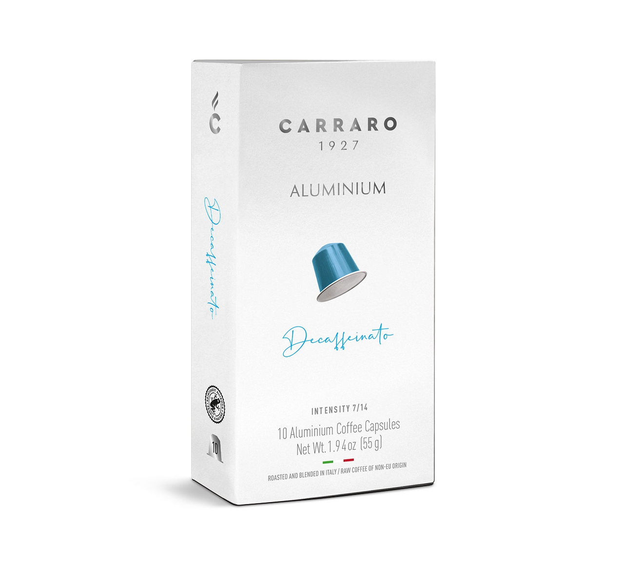 Kawa w Kapsułkach Nespresso Carraro Aluminium Decaffeinato 10 szt