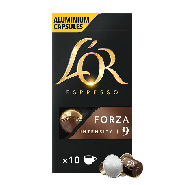 Kawa mielona w kapsułkach Nespresso LOR Espresso Forza 10 szt., 52 g