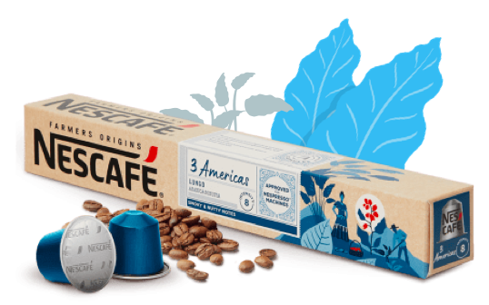 Kawa w kapsułkach Nespresso Nescafé Americas Lungo Farmers Origins