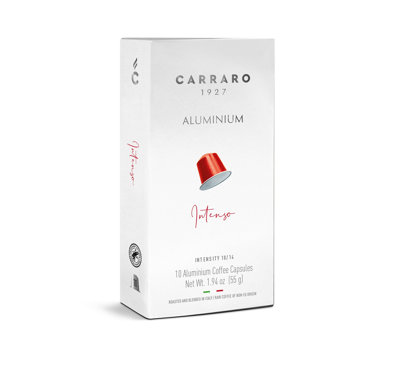 Kawa w Kapsułkach Aluminiowych Intenso Nespresso Carraro 10 szt