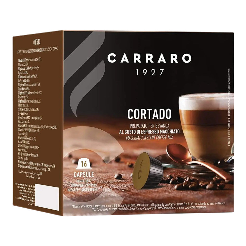 Kawa w kapsułkach Carraro Dolce Gusto Cortado, 16 szt.