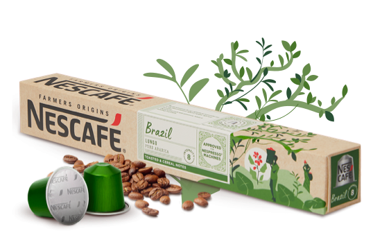 Kawa w kapsułkach Nespresso Nescafé Brazil Farmers Origins