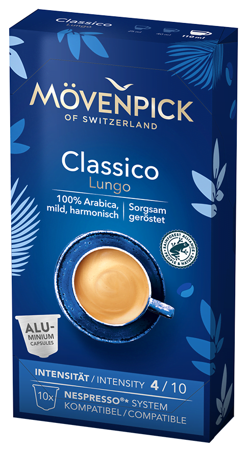 Kawa w kapsułkach Mövenpick Classico Lungo 10 szt.