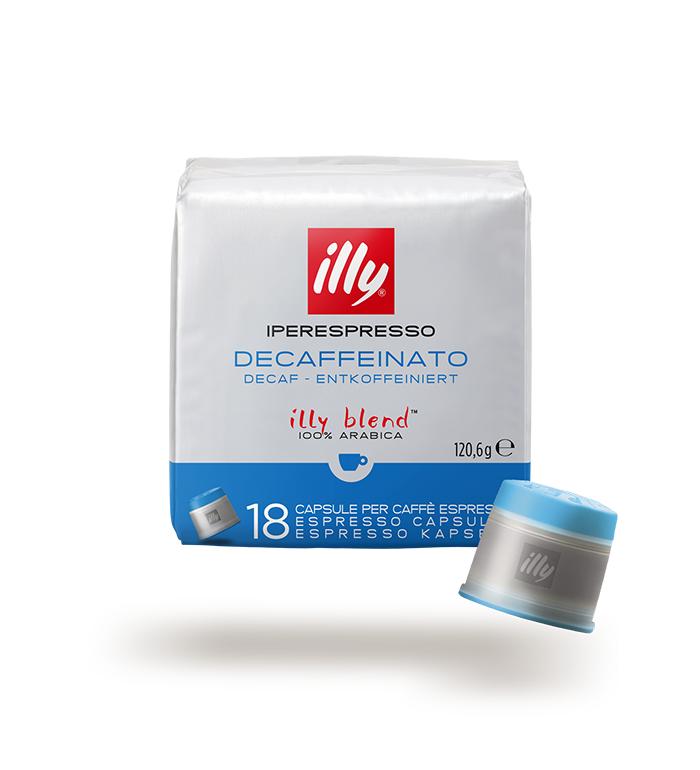 Kawa w kapsułkach Illy Iperespresso Decaffeinato, 18 szt