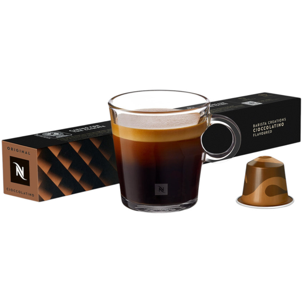 Kawa w kapsułkach Nespresso Barista Creations o smaku Cioccolatino