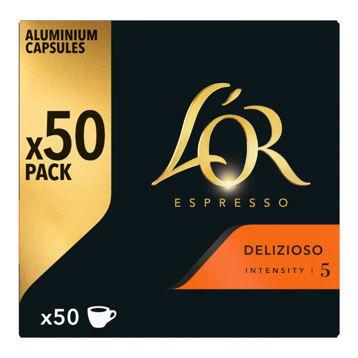 Kawa w kapsułkach Nespresso L'OR Maxi Pack Espresso Delizioso, 50 szt.