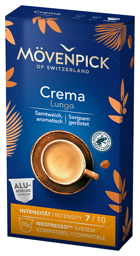 Kawa w kapsułkach Mövenpick Crema Lungo 10 szt.