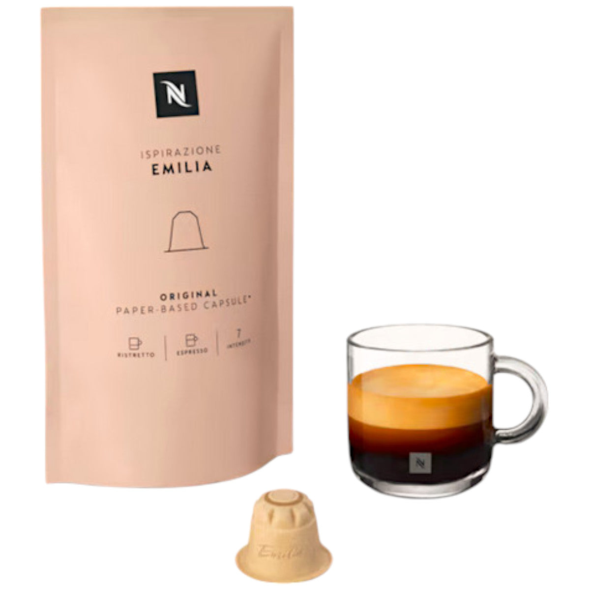 Kawa w kapsułkach Nespresso Ispirazione Emilia Original Comostabili