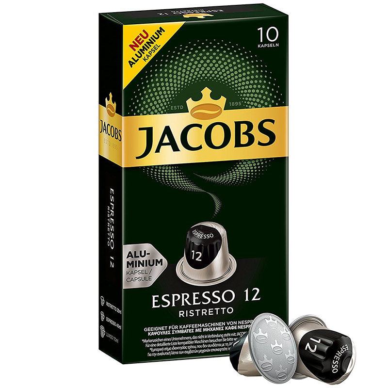 Kawa w kapsułkach Nespresso Jacobs Espresso 12 Ristretto (10 szt.)