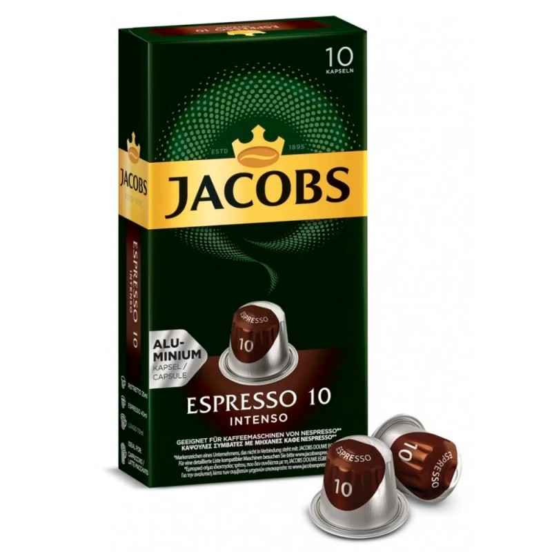 Kawa w kapsułkach Nespresso Jacobs Espresso 10 Intenso (10 szt.)