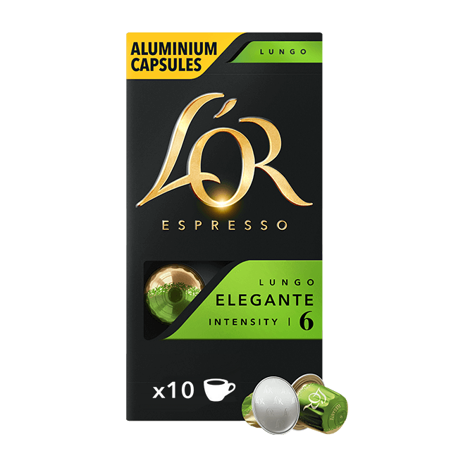 Kawa mielona w kapsułkach Nespresso LOR Lungo Elegante 10 szt., 52 g