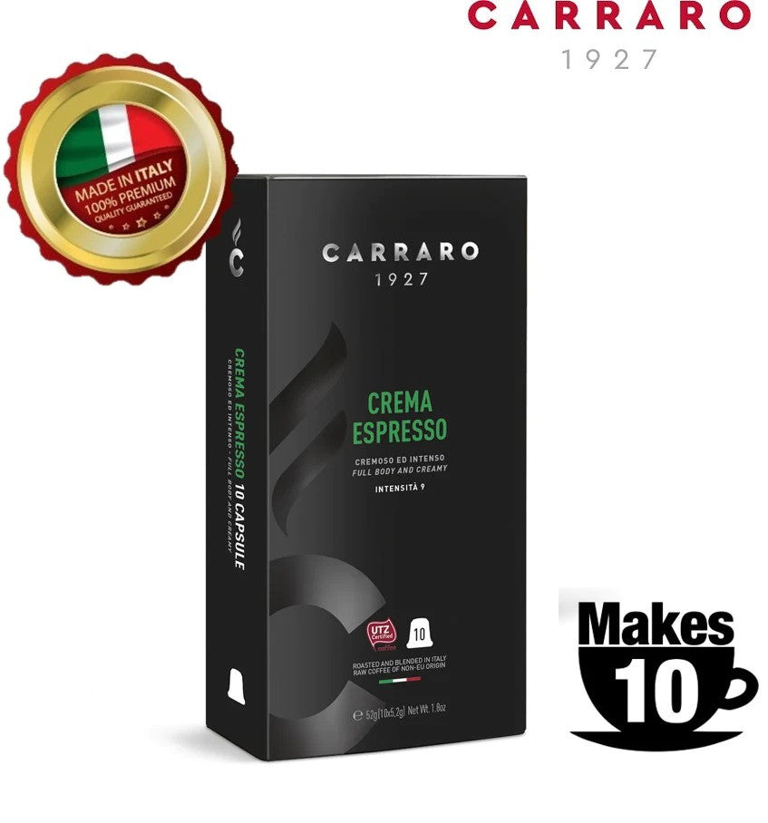 Kawa w kapsułkach Crema Espresso Carraro Nespresso 10 szt