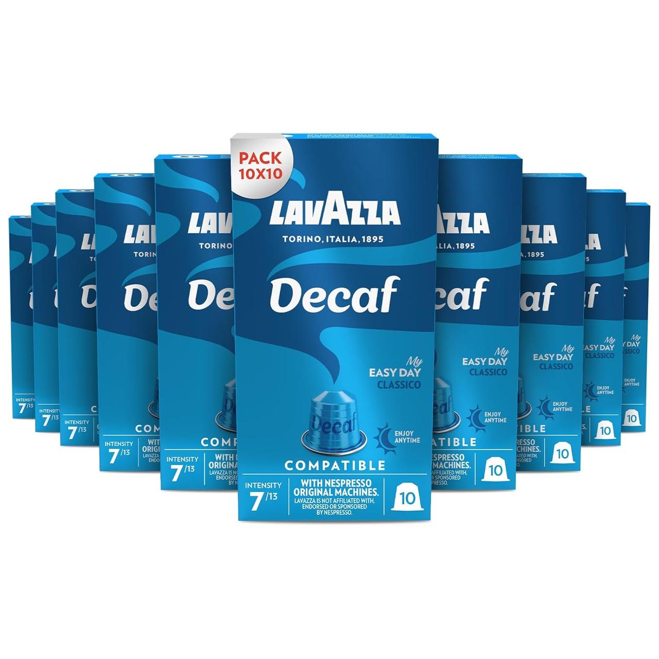 Набор кофе в капсулах Nespresso Lavazza Decaf – 100 капсул