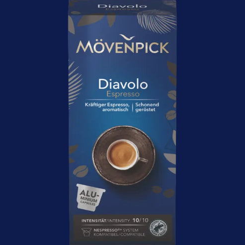 Kawa w kapsułkach Mövenpick Diavolo Espresso 10 szt