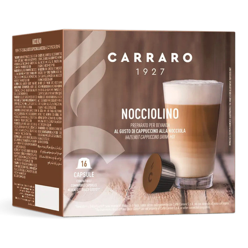 Kawa w kapsułkach Carraro Dolce Gusto Nocciolino, 16 szt.