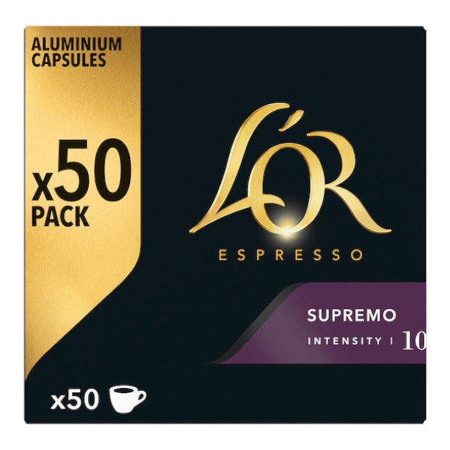 Kawa w kapsułkach Nespresso L'OR Maxi Pack Espresso Supremo, 50 szt.
