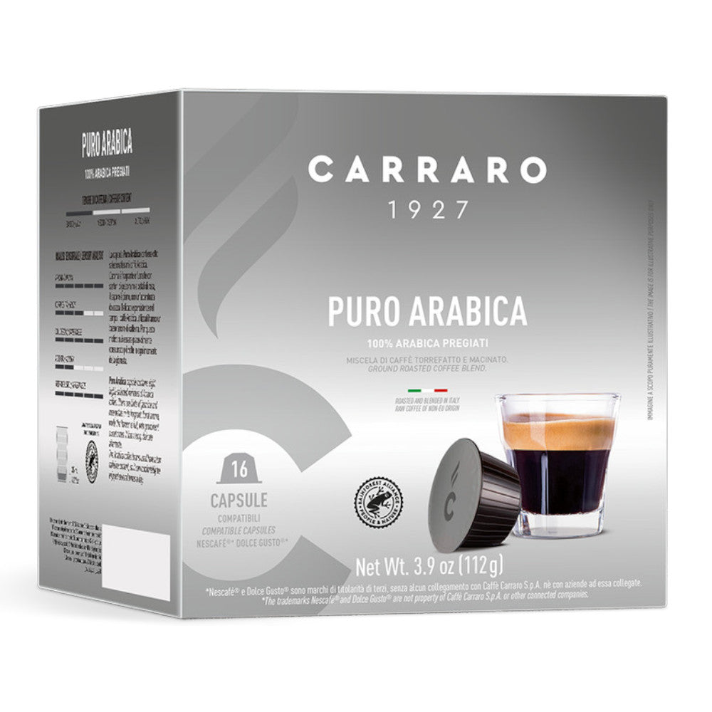 Kawa w kapsułkach Carraro Dolce Gusto Puro Arabica, 16 szt.