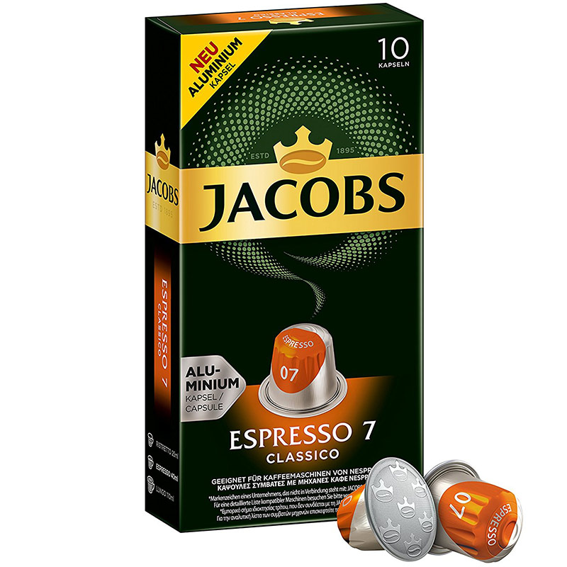 Kawa w kapsułkach Nespresso Jacobs Espresso 7 Classico (10 szt.)