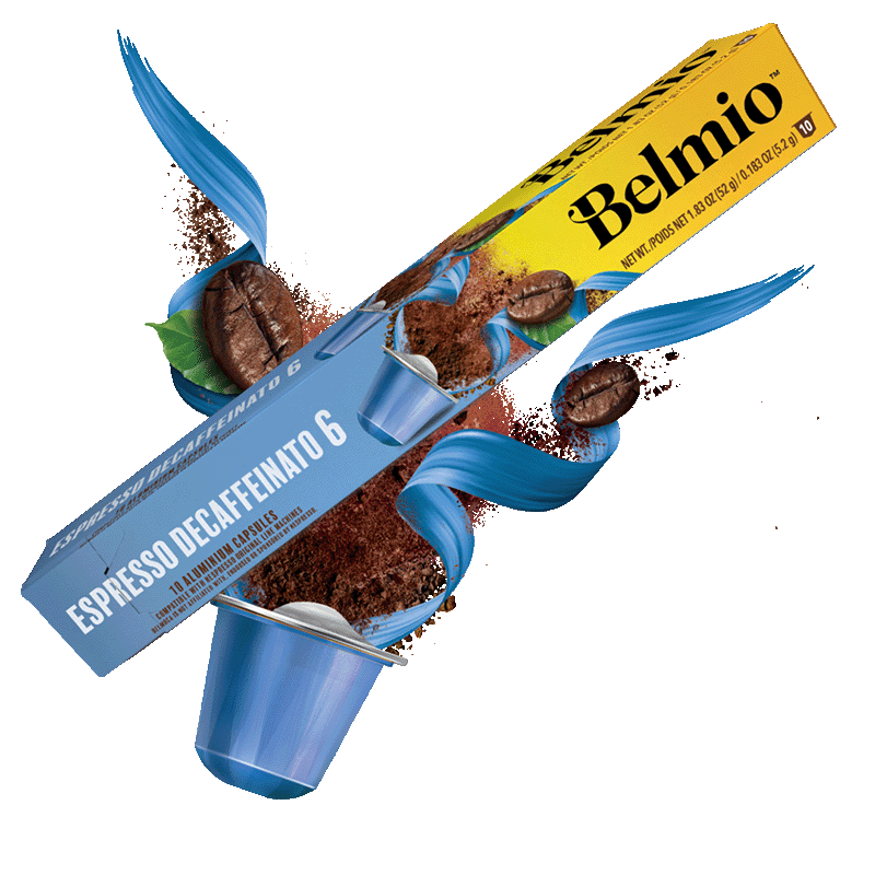 Kawa w kapsułkach Belmio Espresso Decaffeinato w formacie Nespresso