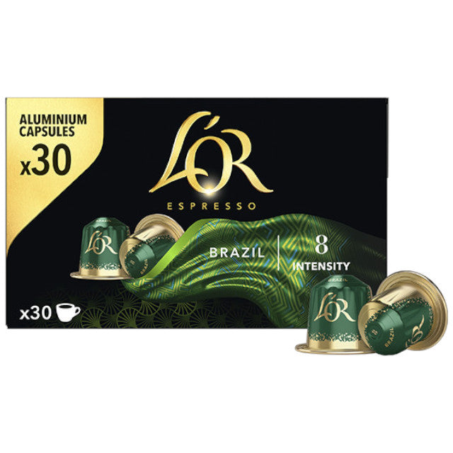 Kapsułki z kawą Nespresso L'OR Maxi Pack Espresso Brazil, 30 szt.