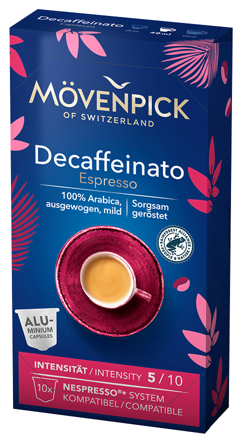 Kapsułki do kawy Mövenpick Decaffeinato 10 szt.