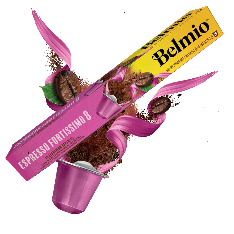Kawa w kapsułkach Belmio Espresso Fortissimo w formacie Nespresso