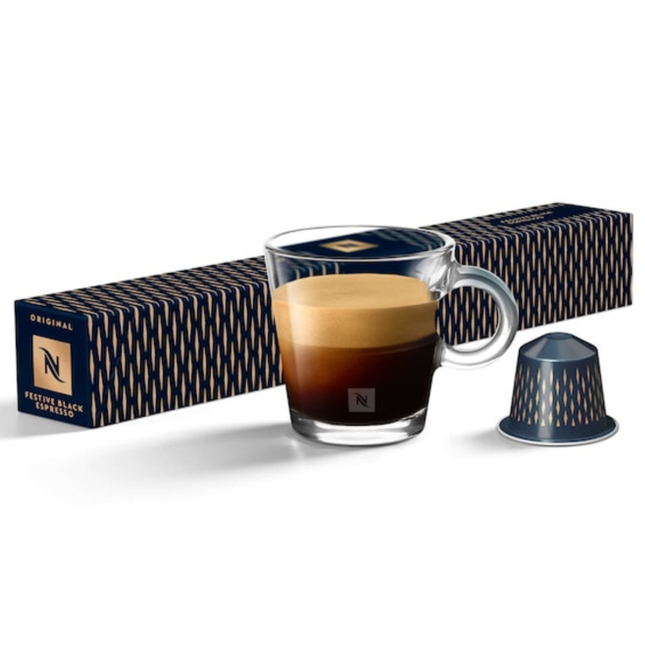 Kapsułki Nespresso Festive Black Espresso edycja świąteczna