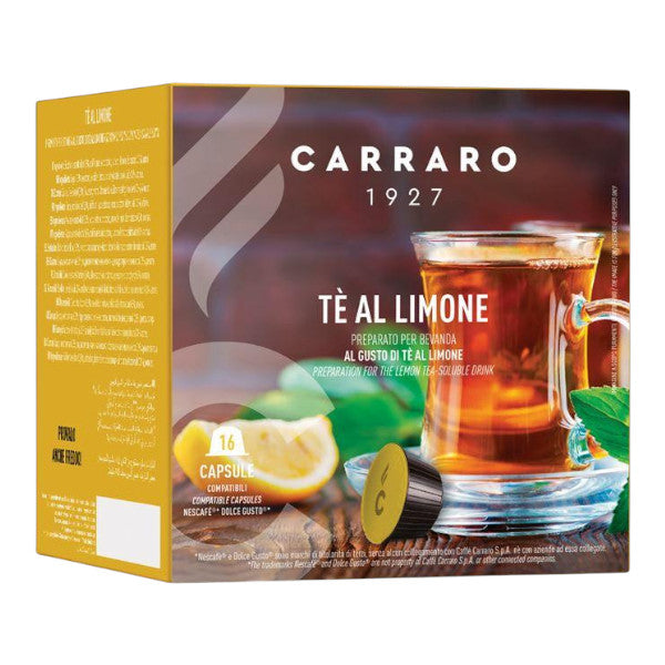 Herbata w kapsułkach Carraro Dolce Gusto Te Al Limone, 16 szt.