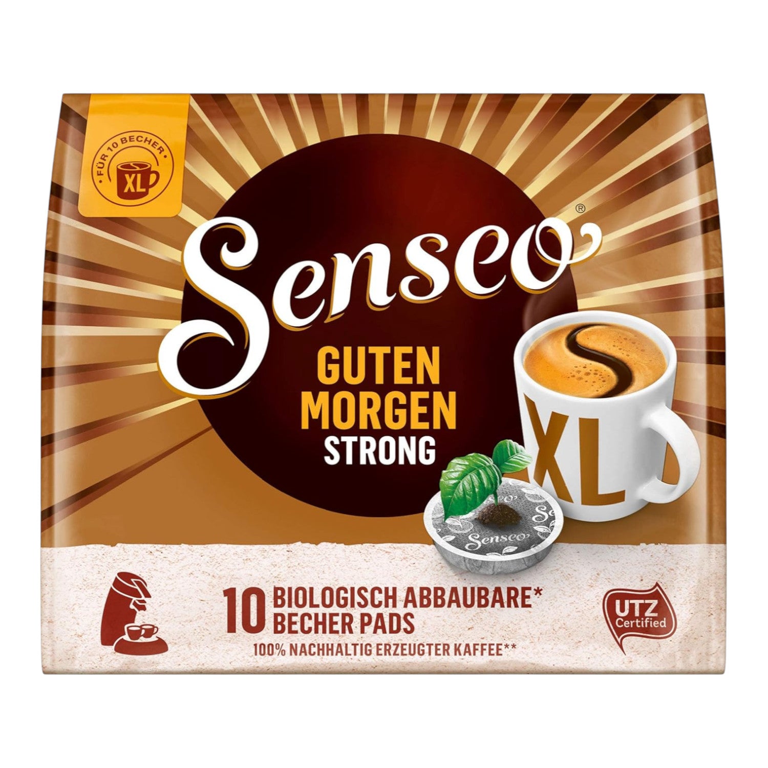 Kawa w torebkach Senseo Guten Morgen Strong XL, 10 szt.