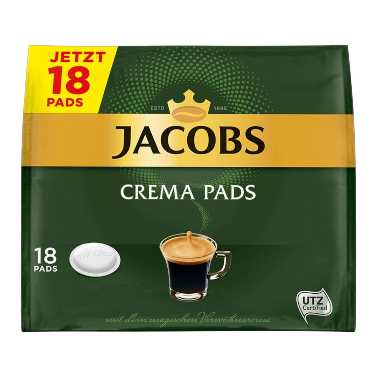 Kawa w torebce Senseo Jacobs Cafe Crema, 18 szt.