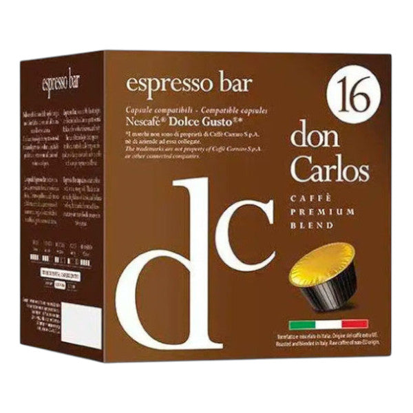 Kawa w kapsułkach Carraro Dolce Gusto Don Carlos Espresso Bar, 16 szt.