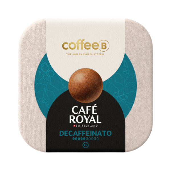 Kapsułki z kawą CoffeeB marki Café Royal Decaffeinato, 9 szt.