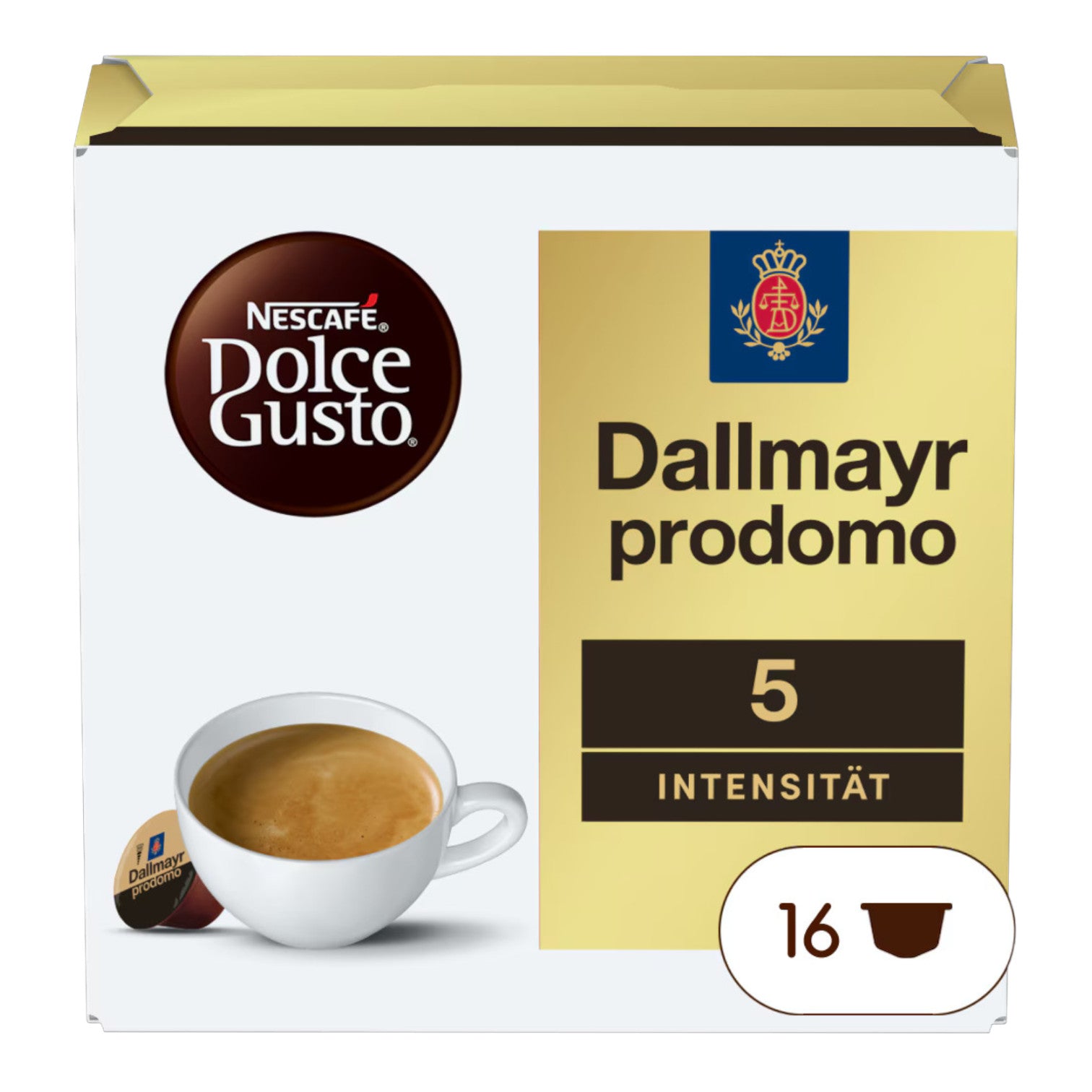 Kawa w kapsułkach Dallmayr Nescafé Dolce Gusto Prodomo, 16 szt.