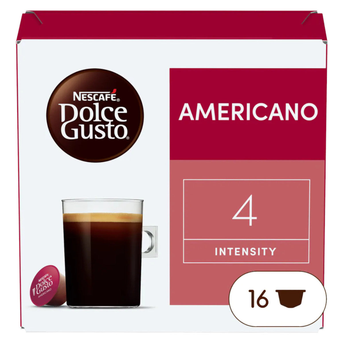 Kawa w kapsułkach Nescafé Dolce Gusto Americano, 16 szt.