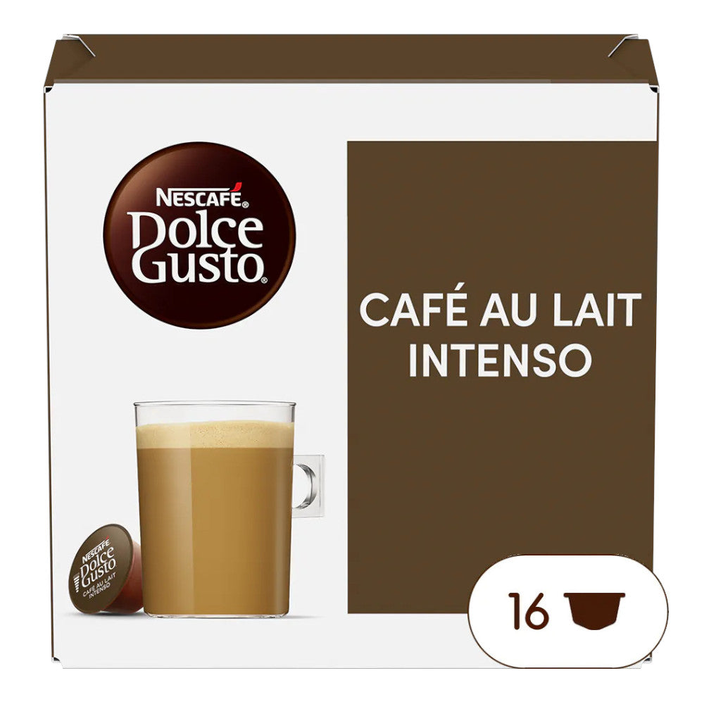 Kawa w kapsułkach Nescafé Dolce Gusto Café au Lait Intenso, 16 szt.