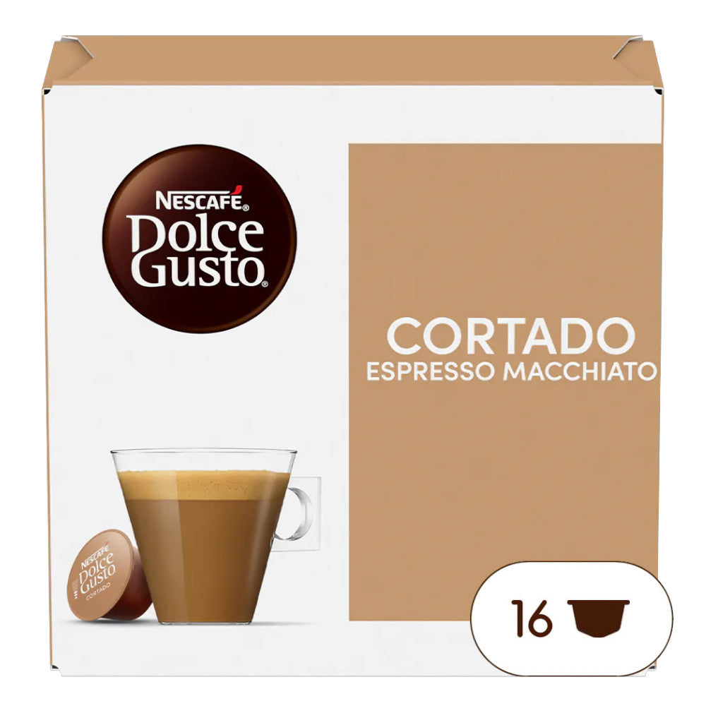 Kawa w kapsułkach Nescafé Dolce Gusto Cortado Espresso Macchiato, 16 szt.