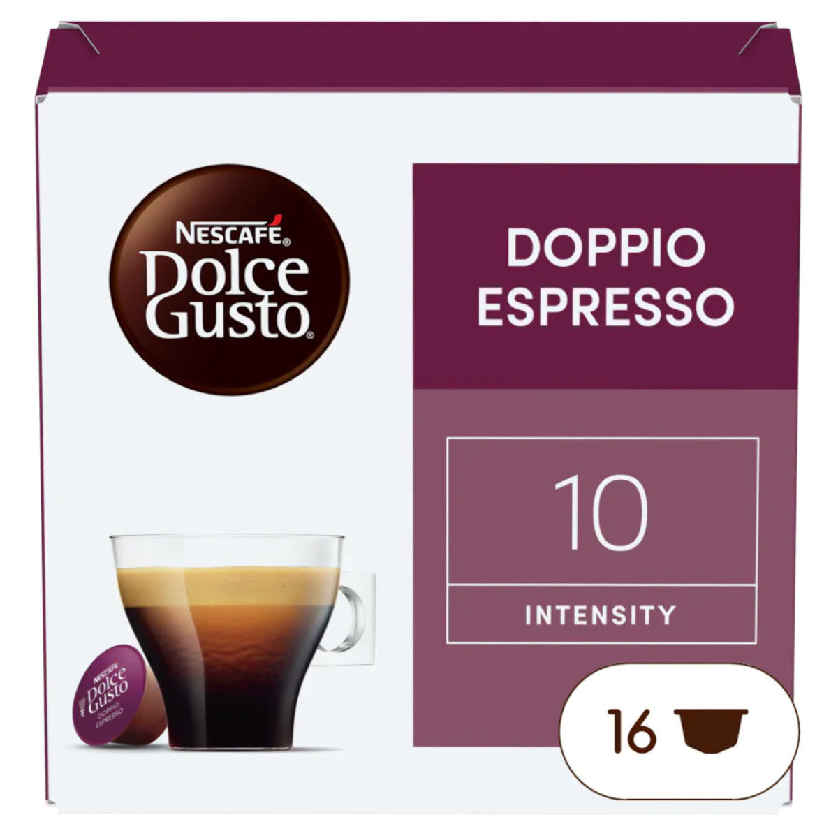 Kawa w kapsułkach Nescafé Dolce Gusto Doppio Espresso, 16 szt.