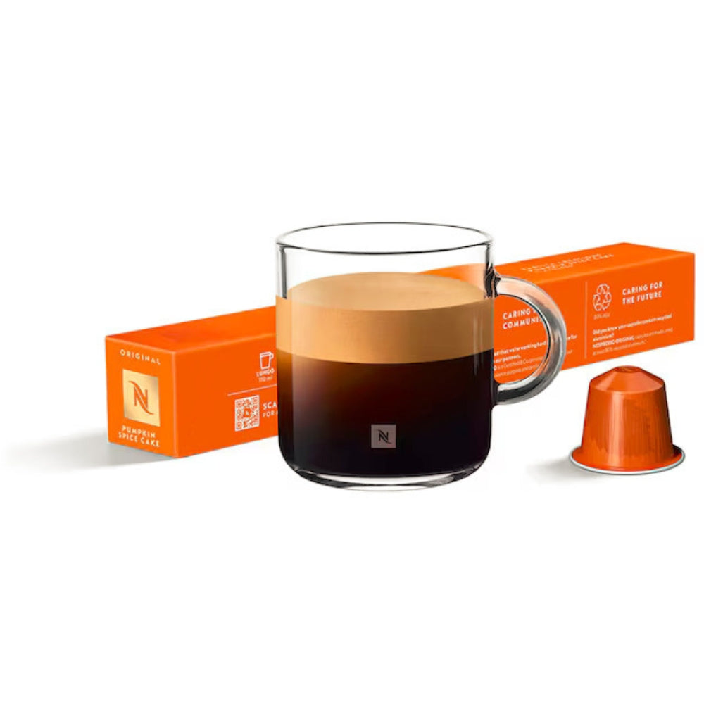 Kapsułki do kawy Nespresso Barista Creations o smaku ciasta dyniowego i korzennego