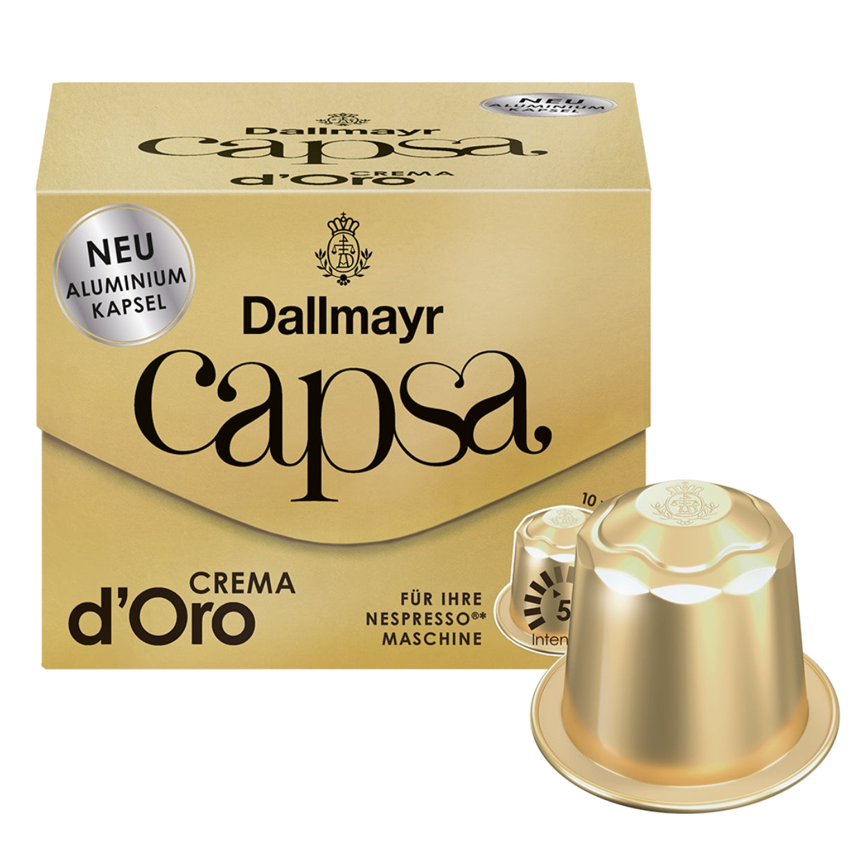Kawa w kapsułkach Nespresso Dallmayr Capsa Crema d'Oro, 10 szt.