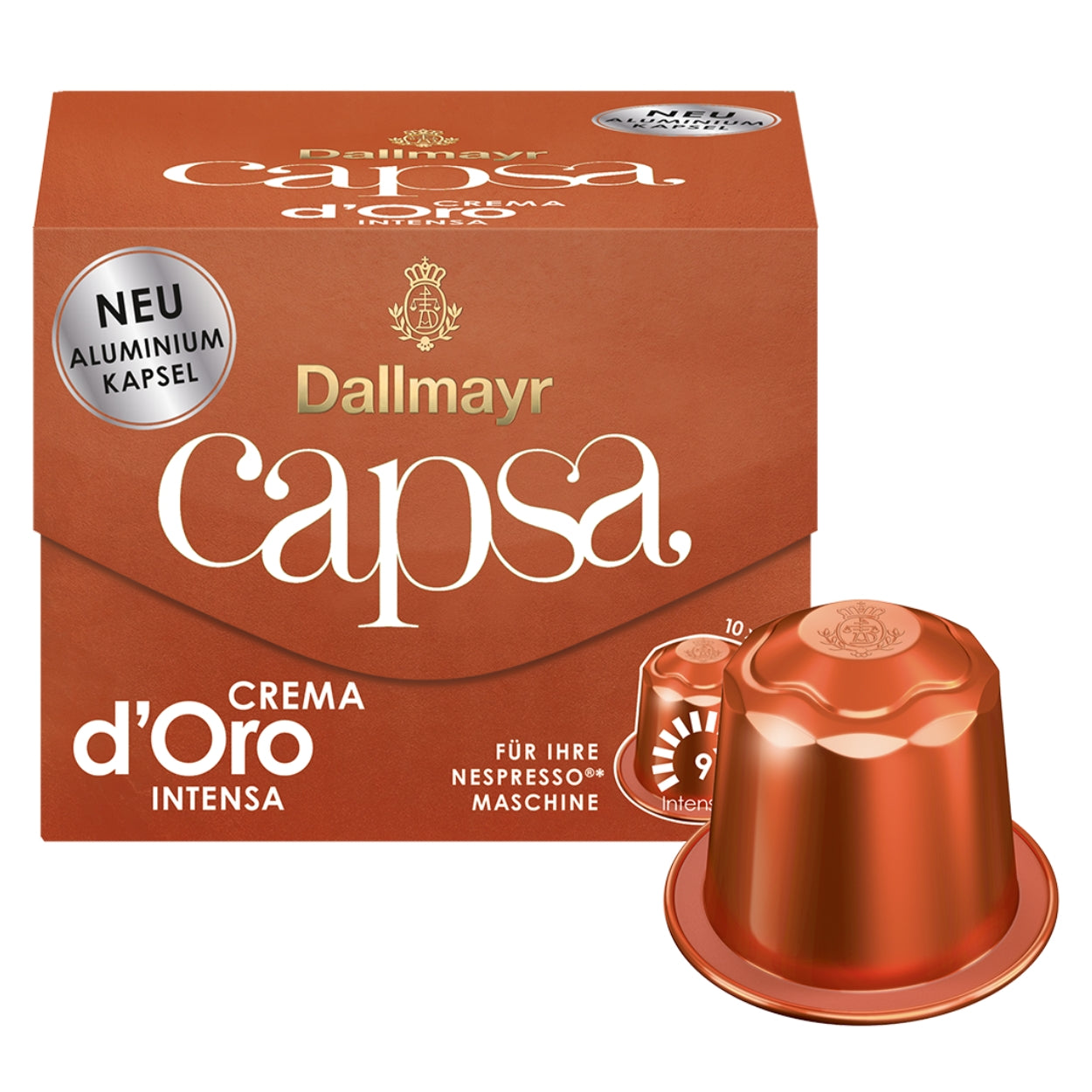 Kawa w kapsułkach Nespresso Dallmayr Capsa Crema d'Oro Intensa, 10 szt.