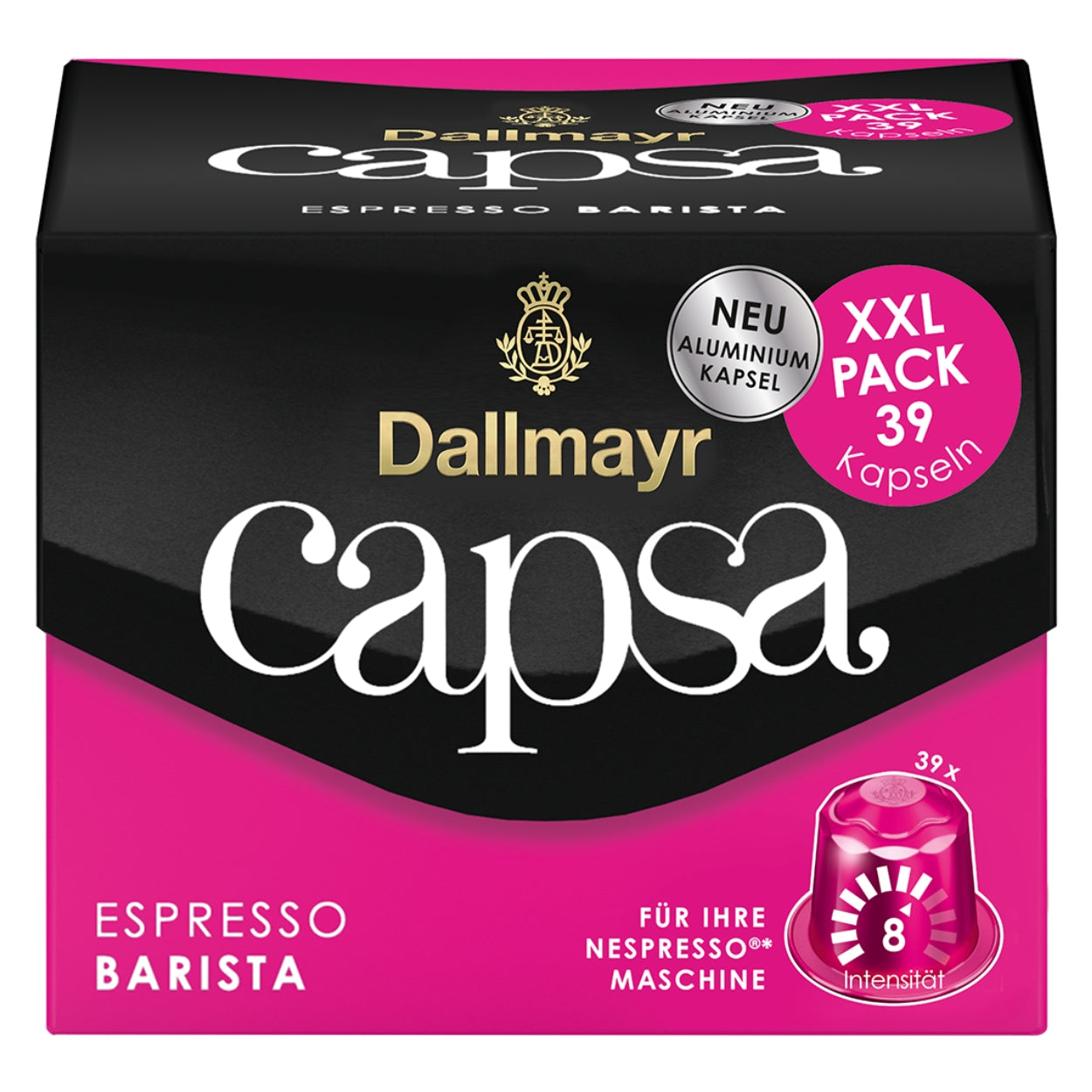 Kapsułki do kawy Nespresso Dallmayr Capsa Espresso Barista XXL, 39 szt.