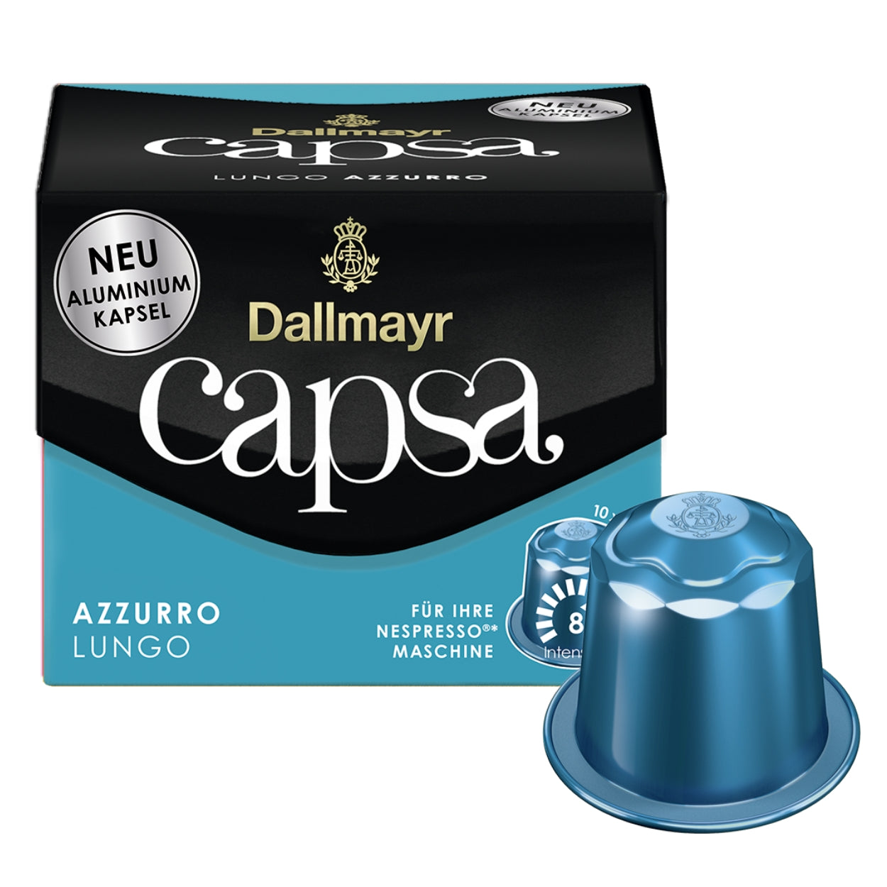Kawa w kapsułkach Nespresso Dallmayr Capsa Lungo Azzurro, 10 szt.