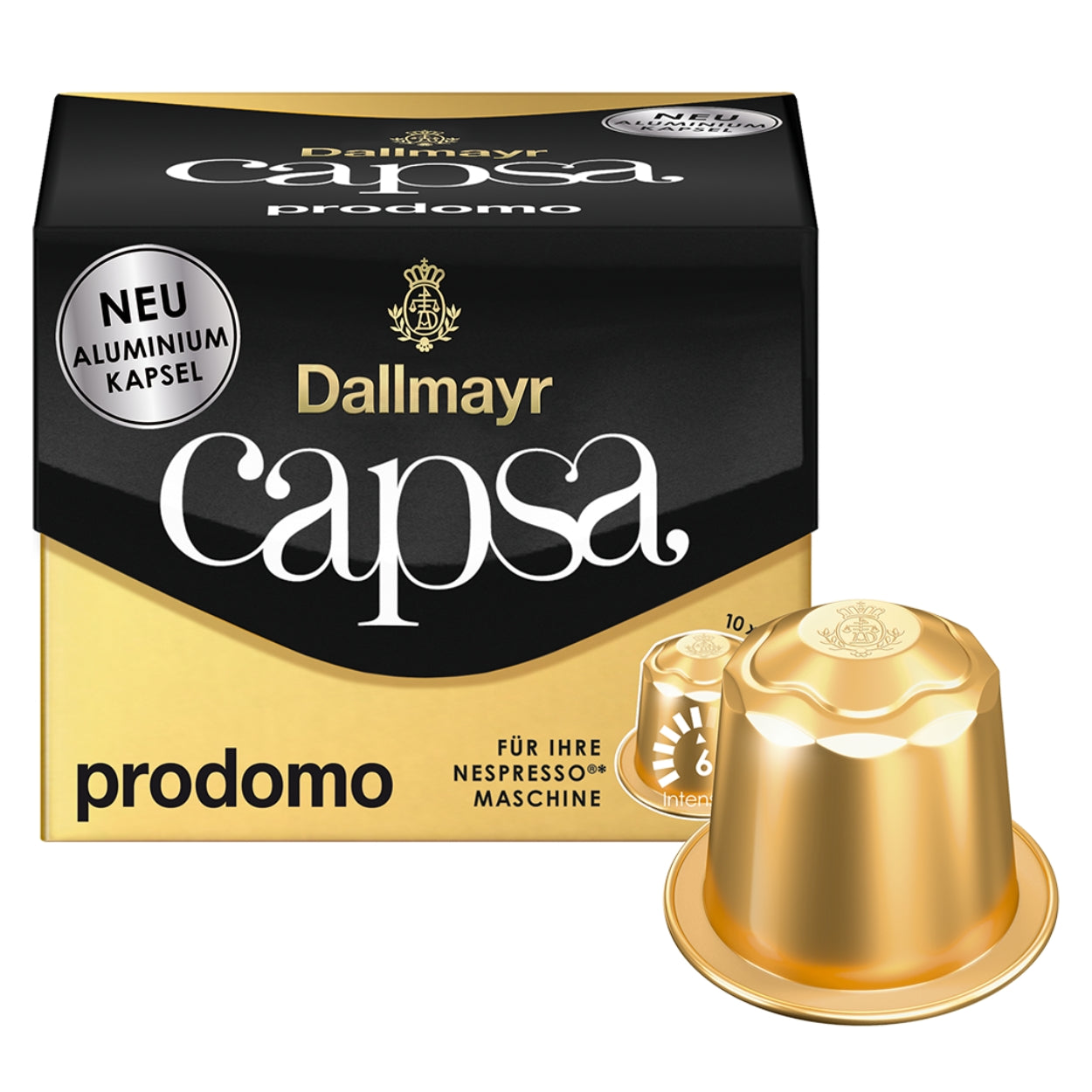 Kawa w kapsułkach Nespresso Dallmayr Capsa Prodomo, 10 szt.