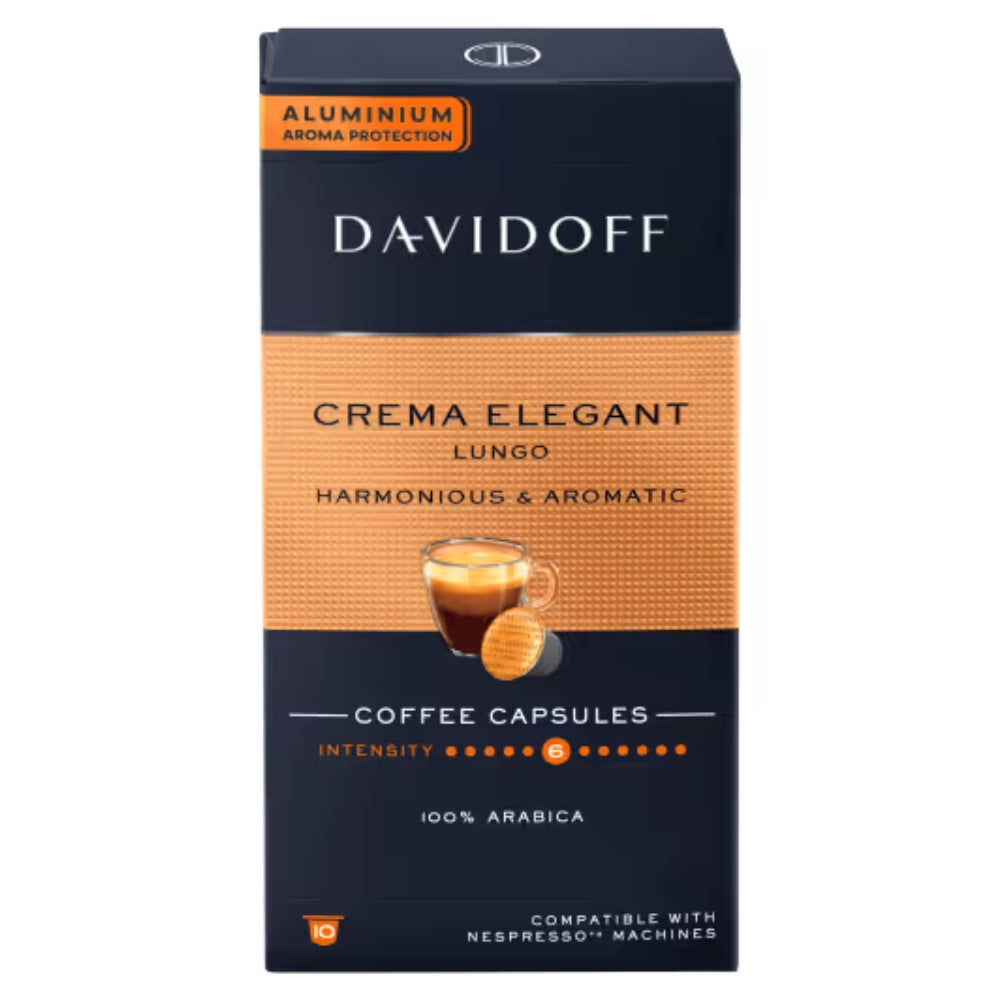 Kapsułki do kawy Nespresso Davidoff Crema Elegant, 10 szt.