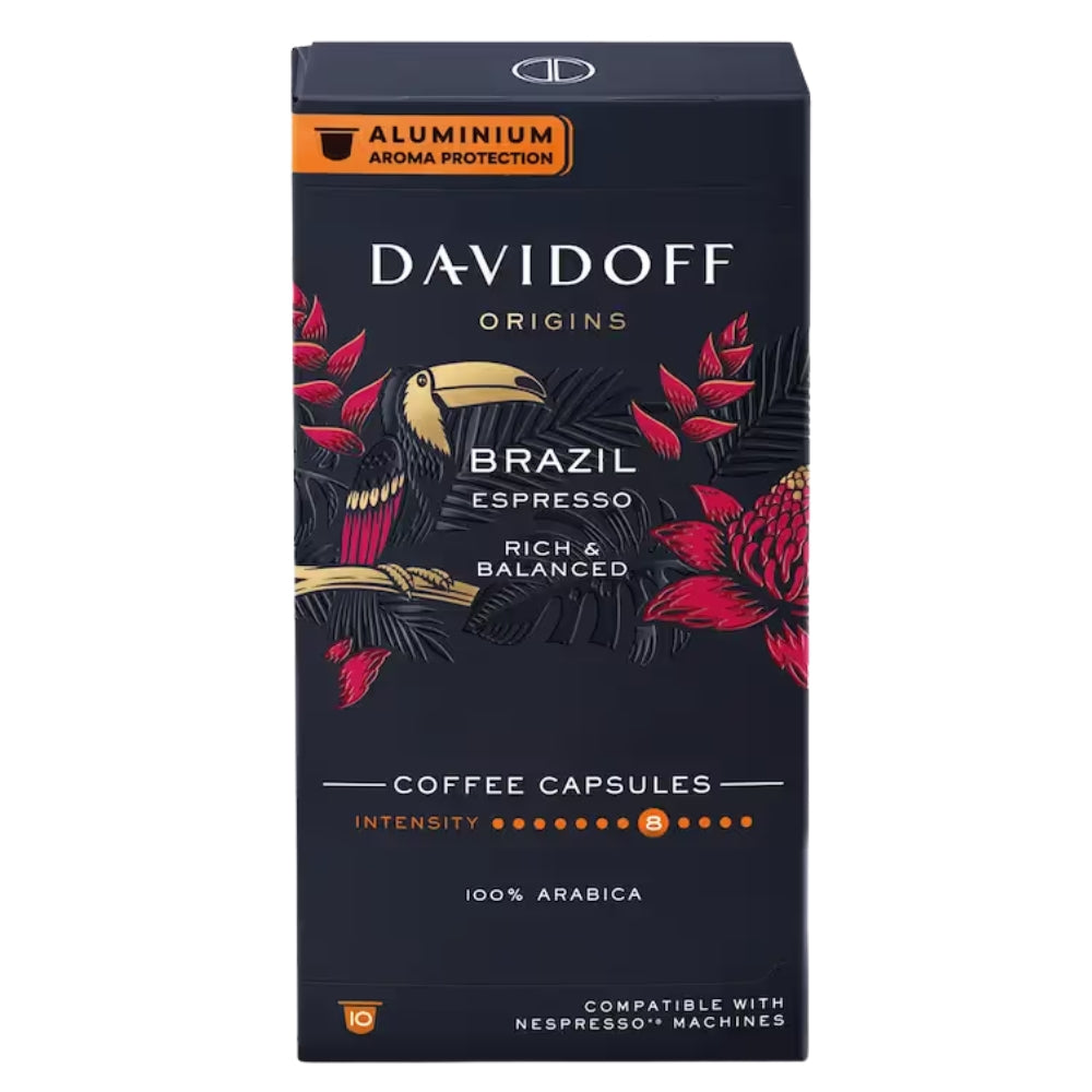 Kapsułki z kawą Nespresso Davidoff Origins Brazil, 10 szt.