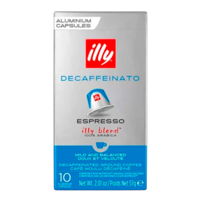 Kawa w kapsułkach Nespresso illy Espresso Decaffeinato, 10 szt.