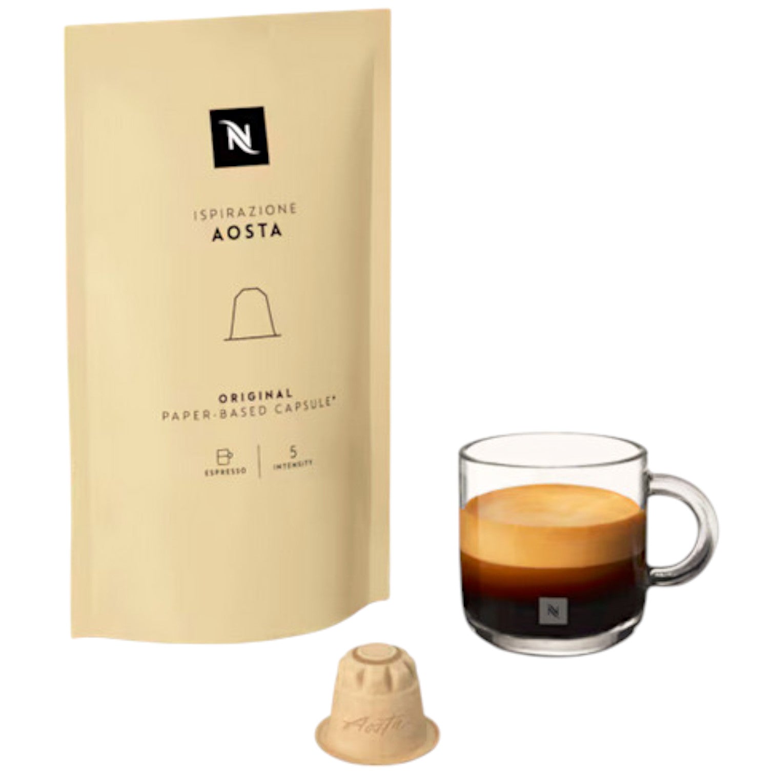 Kawa w kapsułkach Nespresso Ispirazione Aosta Original Comostabili